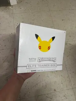 Pokemon TCG 25th Anniversary Celebrations ETB Elite Trainer Box ENGLISH NEW NISB - Image 1