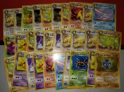 Vintage Pokemon Cards Lot Approximately 100 Cards Including Pikachu Eevee - Image 4