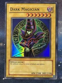 Dark Magician SYE-001 YUGI Evolution Super Rare Unlimited 2004 YuGiOh LP - Image 1