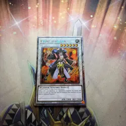YUGIOH GOYO GUARDIAN RA03-EN202 1ST PLATINUM SECRET - Image 1