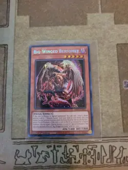 YUGIOH BIG-WINGED BERFOMET MP24-EN092 SECRET 1ST ED NM - Image 1