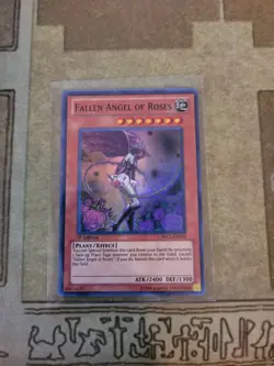 YUGIOH FALLEN ANGEL OF ROSES PRC1-EN010 SUPER 1ST ED NM - Image 1