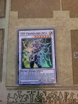 YUGIOH PSY-FRAMELORD ZETA HSRD-EN034 SUPER 1ST ED LP - Image 1