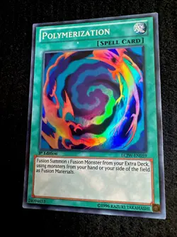 🔥YUGIOH • POLYMERIZATION • SUPER RARE • LCJW-EN059 • 1st EDITION • LP🔥 - Image 3