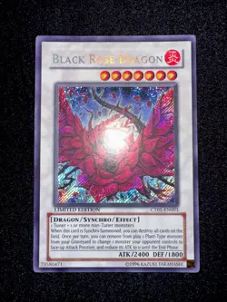 🔥 YUGIOH • BLACK ROSE DRAGON • SECRET RARE • CT05-EN003 • LIMITED/E • VLP 🔥 - Image 5