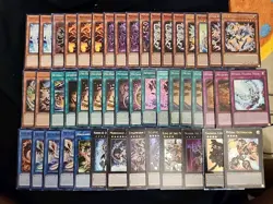 Yugioh 47 Card Mitsurugi Ryzeal Deck Core Ice Star Ext Ryzeal Detonator - Image 1