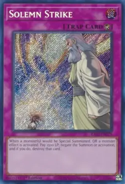 Yugioh! Solemn Strike - RA02-EN079 - Secret Rare - 1st Edition Near Mint, Englis - Image 1
