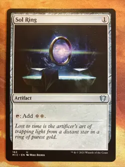 MTG Sol Ring Commander: Innistrad: Midnight Hunt Artifact!! - Image 1