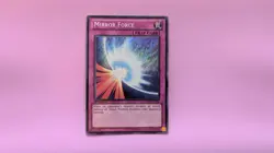 Yugioh Mirror Force LCJW-EN130 1st edition Secret rare - Image 1