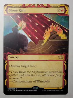 Stone Rain -Showcase- STRIXHAVEN Regular Rare Mystical Archives STA 45 mtg NM/M - Image 1