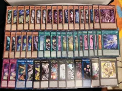 Yugioh Complete 50 Card Galaxy Tachyon Deck Core Infinity Dragon Dragluxion - Image 1