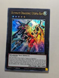 Yu-Gi-Oh! - Ultimate Dragonic Utopia Ray - (LIOV-EN039) - 1st Edition NM - Image 1