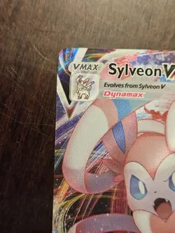 Sylveon VMAX 075/203 Ultra Rare Evolving Skies MINT Full Art Pokemon TCG Card - Image 2
