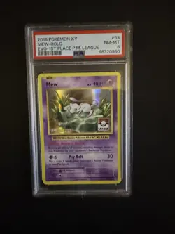 Pokemon Card - Mew - 53 - XY Evolutions 1st Place Promo - PSA 8 - Image 1