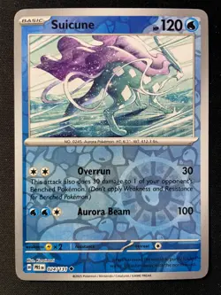 Suicune Reverse Holo 024/131 Prismatic Evolutions English Pokemon Card - Image 1