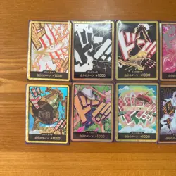 One Piece DON Card Set 10 Gold Frame Super Parallel Cards Gold DON Edition Rare - Image 2