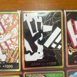 One Piece DON Card Set 10 Gold Frame Super Parallel Cards Gold DON Edition Rare - Image 5