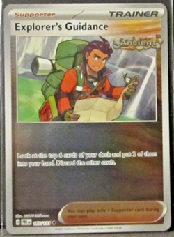 1 POKEMON CARD TCG/EXPLORER'S GUDANCE/107/131/UNCOMMON/REVERSE HOLO/TRAINER/2024 - Image 1