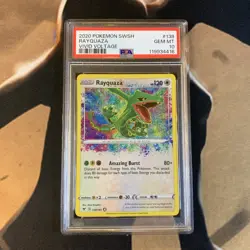 Rayquaza PSA 10 Vivid Voltage 138/185 Pokemon Card Gem Mint - Image 1