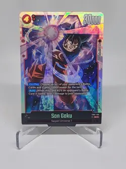 Dragon Ball Super Card Game Son Goku Awakened Pulse FB01-139 Regular Secret Rare - Image 1