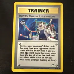 Imposter Professor Oak's Invention 1st Edition Neo Destiny Rare Card 94/105 - Image 1