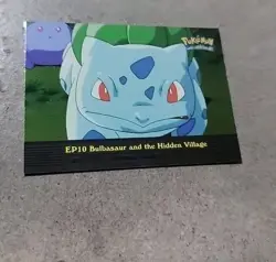 Pokemon Topps Card - EP10 Bulbasaur, the Hidden Village Blue Label Holo - Image 1
