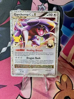 Pokemon TCG Garchomp C LV.X Holo Card 145/147 Classic Collection Celebrations - Image 1