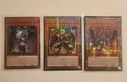 Yugioh Yubel 3x Card Set/ All QCR SECRET Rares/ NM/MINT/ 1st EDITIONS - Image 1