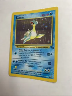 Pokemon Card - Lapras Fossil 10/62 Holo Rare - Image 2