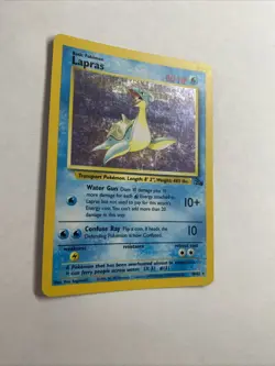 Pokemon Card - Lapras Fossil 10/62 Holo Rare - Image 3