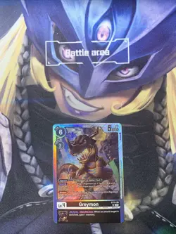 Digimon Card Game Greymon ST15-08 SR NM - Image 1