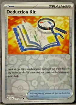 1 POKEMON CARD TCG/DEDUCTION KIT/171/191/UNCOMMON/REVERSE HOLO/TRAINER/2024 - Image 1