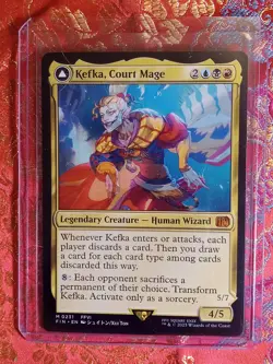 Kefka, Court Mage / Kefka, Ruler of Ruin Final Fantasy Magic The Gathering MTG - Image 1