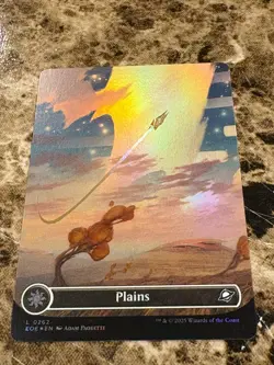 PLAINS Magic the Gathering MTG Edge of Eternities Celestial Lands Full Art Foil - Image 1
