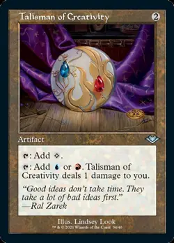 Talisman of Creativity (Retro) [Modern Horizons] Magic MTG - Image 1