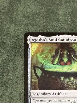 Agatha's Soul Cauldron MTG - NM Condition Autographed/Signed by Artist - Image 5