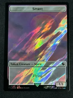 Magic MTG Final Fantasy Collector's Commander Surge Foil Spirit Squid SP FFX 4 - Image 1