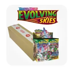 Evolving Skies Booster Box Case SEALED -Pokemon Sword And Shield- - Image 1