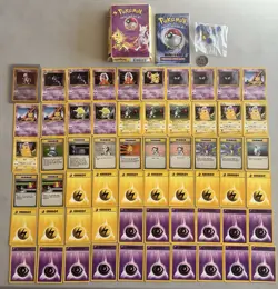 1999 Pokemon Zap Theme Deck WOTC Theme Deck Base Set Complete LP - MP - Image 1
