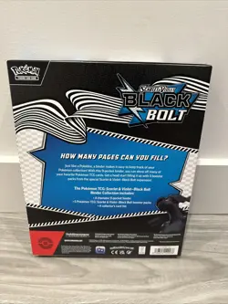 Pokemon Scarlet & Violet Black Bolt Binder Collection New/Sealed - Image 2