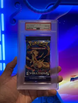 PSA 10 - XY Evolutions (2016) - Mega Charizard Sealed Booster Pack Pokemon - Image 1