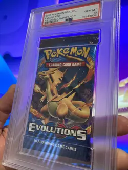 PSA 10 - XY Evolutions (2016) - Mega Charizard Sealed Booster Pack Pokemon - Image 4