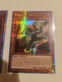 Yugioh 2x QCR SET/ Inzektor Dragon Fly + Hornet/ NM/MINT 1st Edition RA04 - Image 2