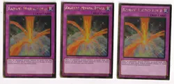 YUGIOH RADIANT MIRROR FORCE PGL3-EN093 1ST GOLD X3 LP - Image 1
