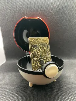 1999 Burger King Pokemon 23K Gold Plated Charizard Card w/ Pokeball - Image 3