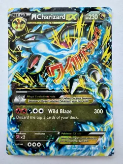 Pokemon Card Mega Charizard EX (X) XY Flashfire 69/106 Ultra Rare Holo - Image 4