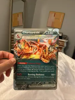 JUMBO Charizard ex Oversized Lenticular SVP196 Promo Card Pokemon NM - Image 1