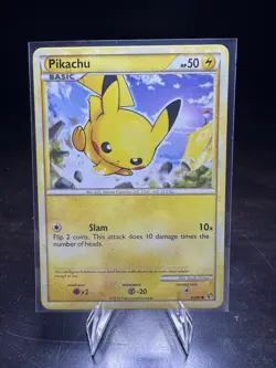 Pokemon TCG Pikachu 61/90 HGSS Undaunted 2010 LP - Vintage WotC Era Style Card - Image 1