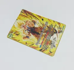 Son Goku Ferocious Strike - Dragon Ball Z Metal Gold Etched Art Trading Card Tc1 - Image 2