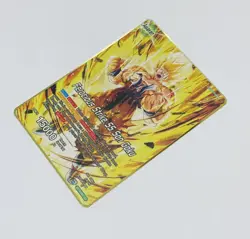 Son Goku Ferocious Strike - Dragon Ball Z Metal Gold Etched Art Trading Card Tc1 - Image 3